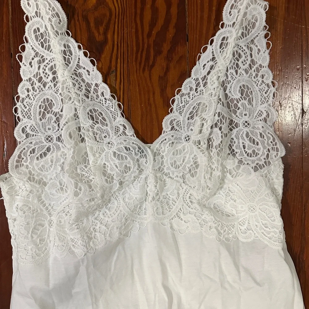 NWT Natori Bliss Harmony White Lace Nightgown Size L - Picture 5 of 5